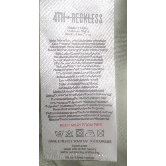 Anthropologie 4Th & Reckless Cheyanne Skirt Textured Midi Pencil Style Large - Picture 9 of 12